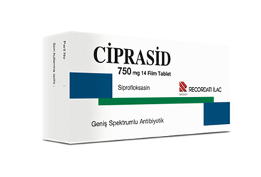 CIPRASID 750 MG 14 FILM TABLET